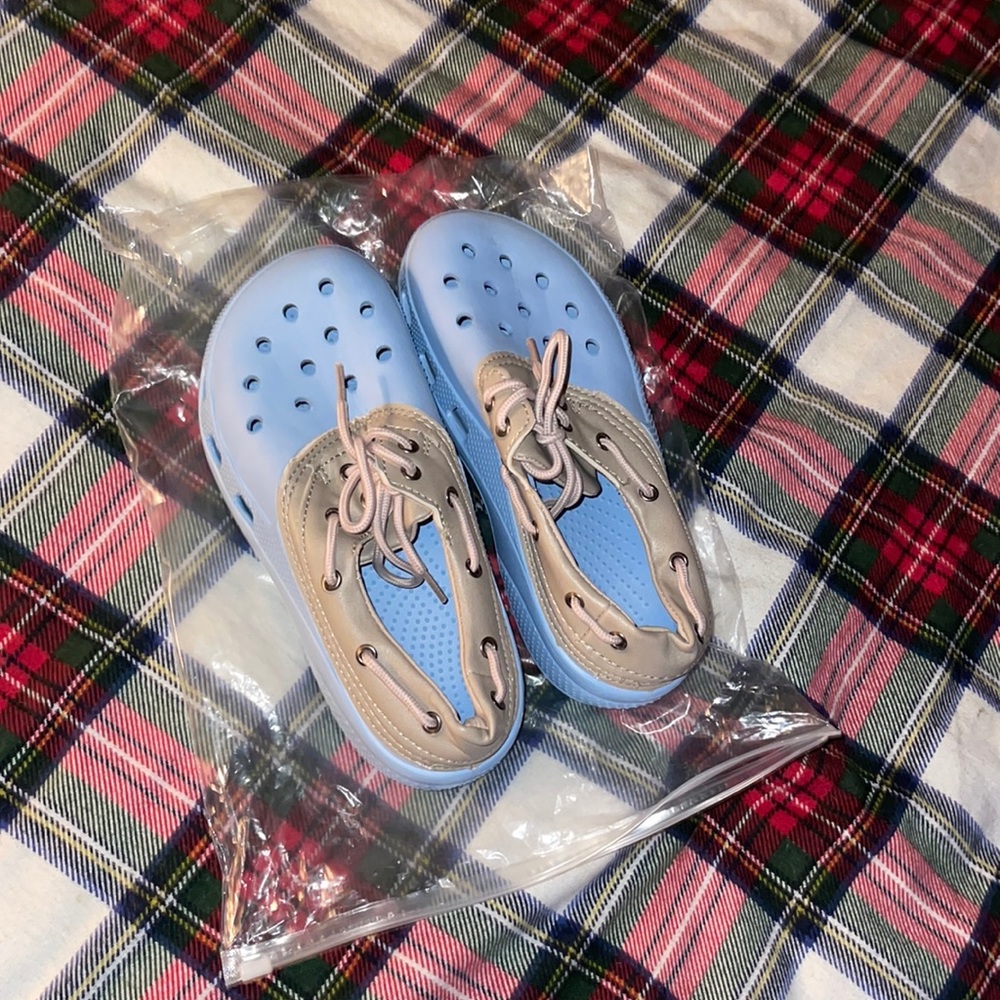 Croc loafers